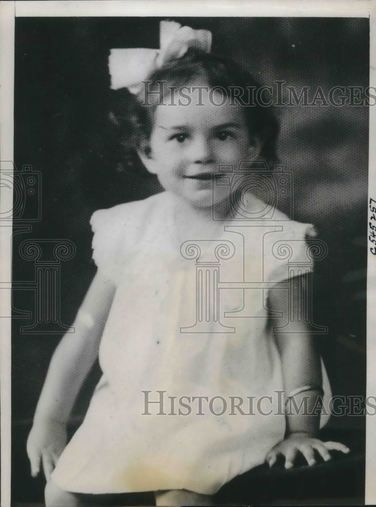 1940 Press Photo Chicago, Ill Beverly Joan Frank age 5 hit by a auto