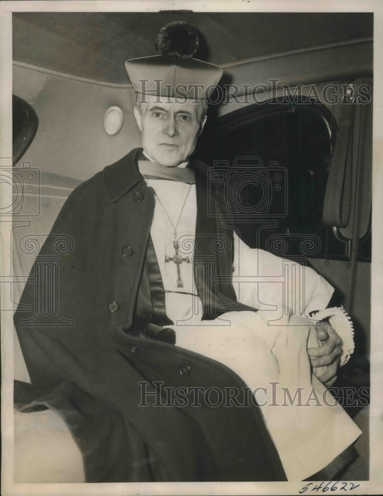 1940 Press Photo New York, Bishop William Manning rescind English Math