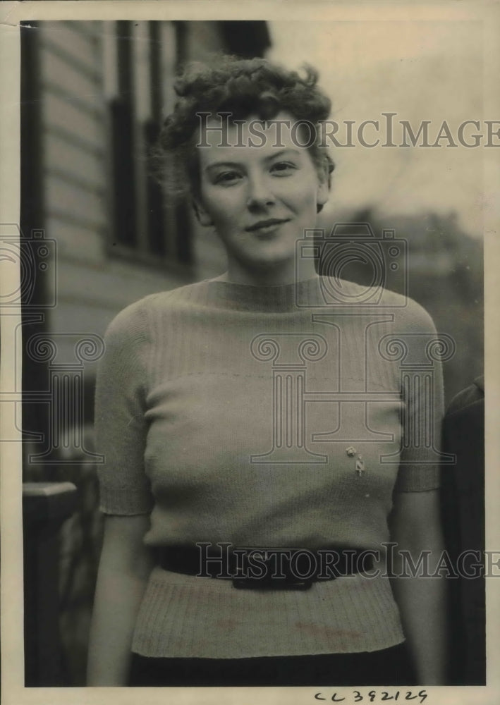 1937 Press Photo Barbara Thomas, Queen at University of Pittsburgh, 150th