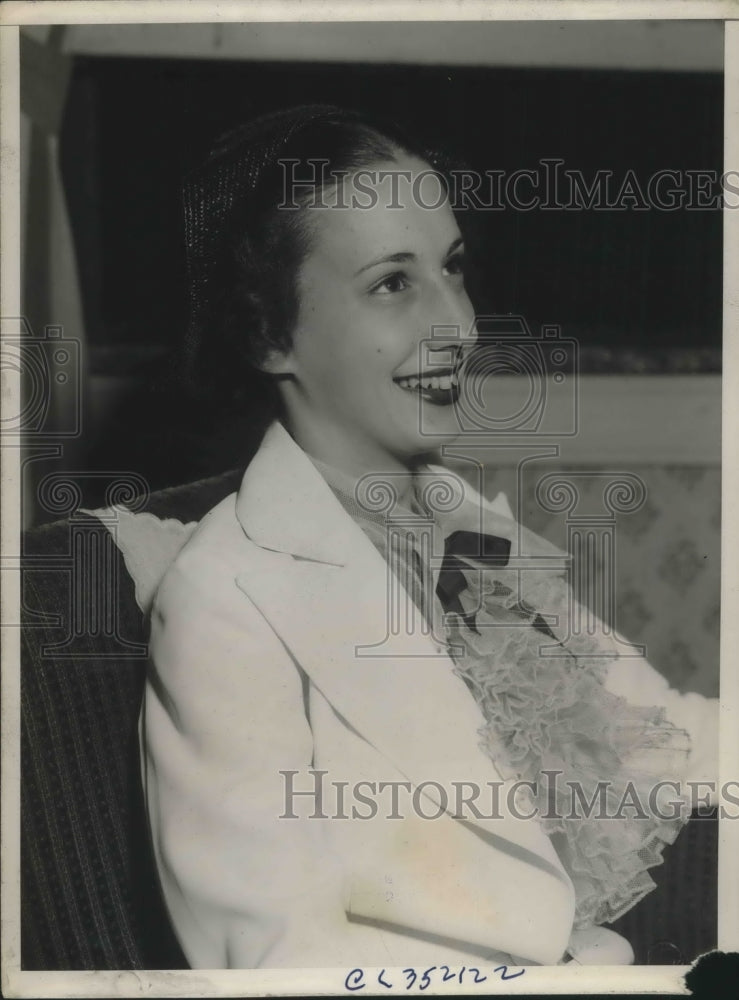 1936 Press Photo Peggy Ann Landon