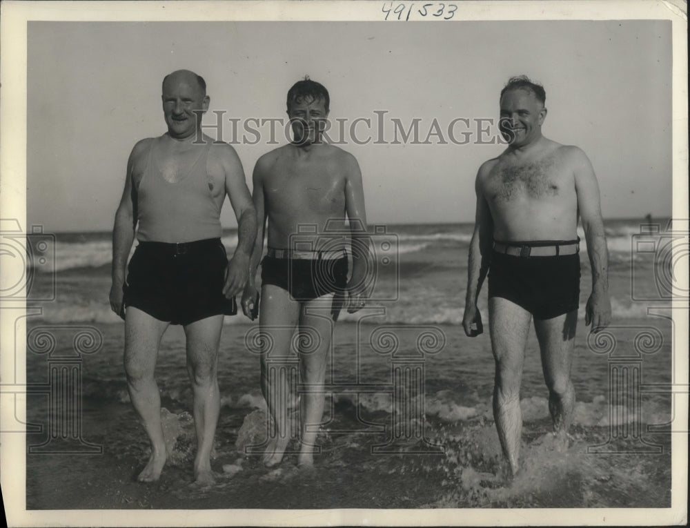 1939 Press Photo William H. Sutphin, Sterling Cole, William Jacob
