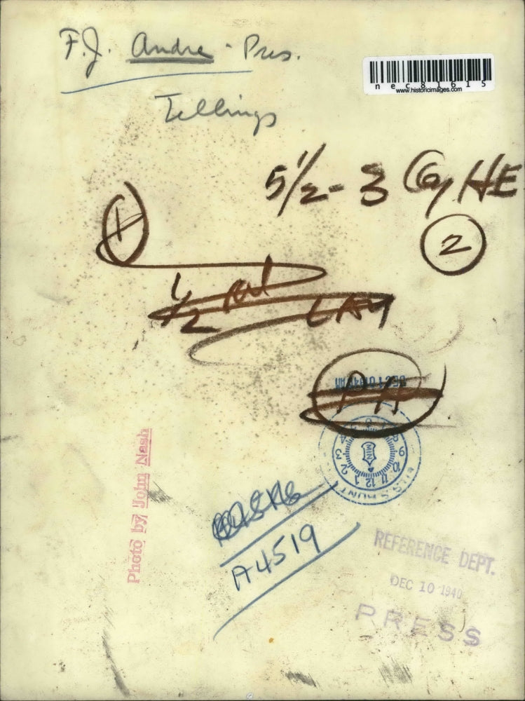 1940 Press Photo FJ Andre President of Tellings Co