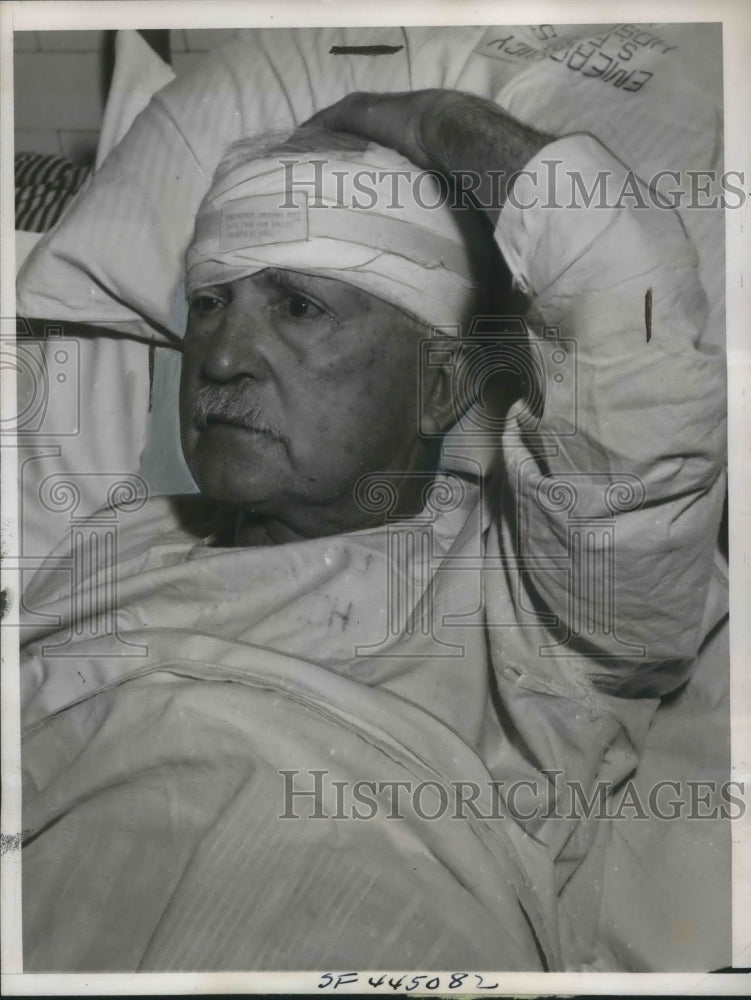 1938 Press Photo SAn Francisco Joe Brininsted fainted at beauy pageant