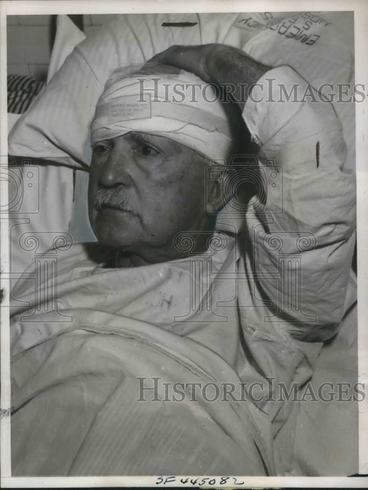 1938 Press Photo SAn Francisco Joe Brininsted fainted at beauy pageant
