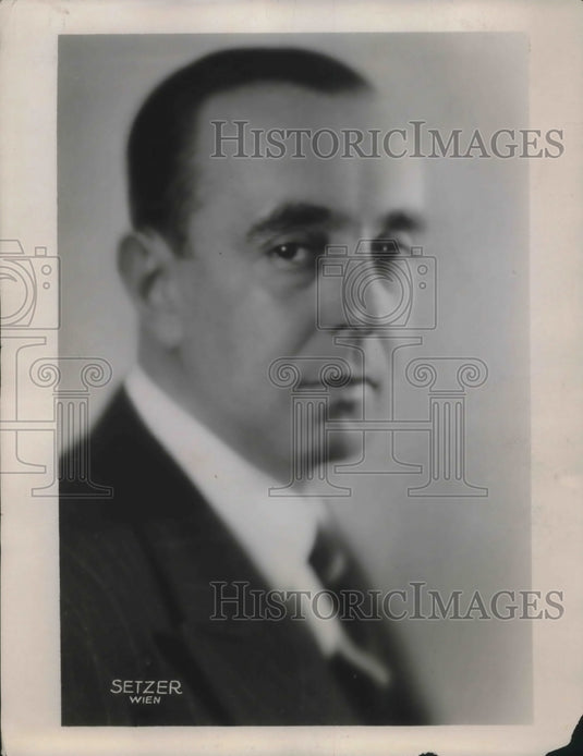 1937 Press Photo Fritz Fall nephew of the famous operetta composer Leo Fall.