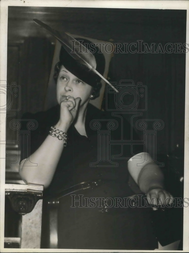 1940 Press Photo Mrs. Evelyn P. White