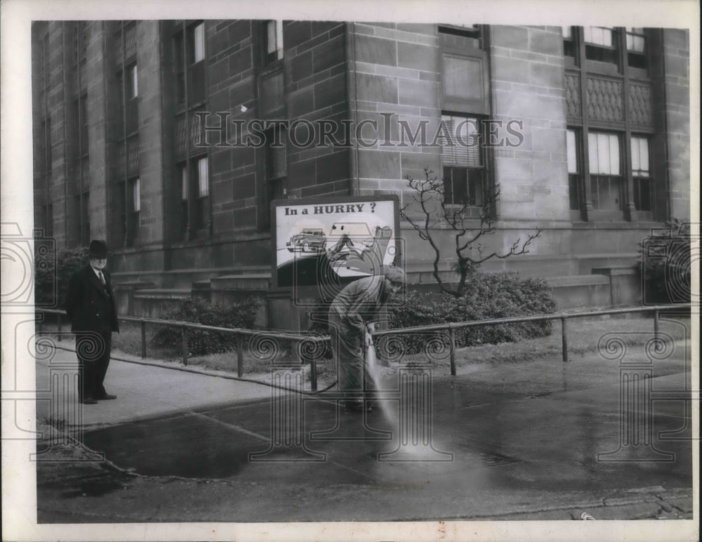 1924 Press Photo Police station at 21st & Payne in Cleveland Ohio