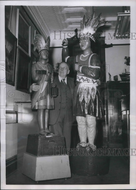 1954 Press Photo Charles Fieldhouse of Elkhart, Indiana