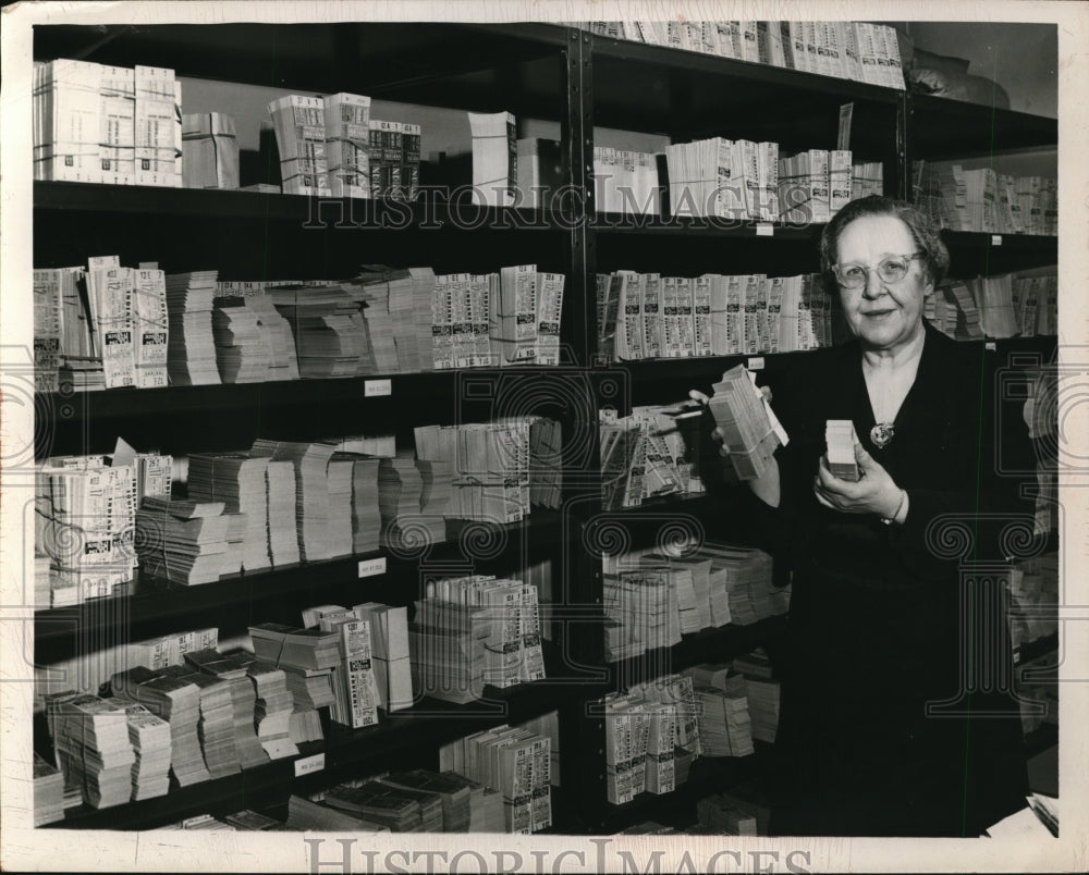 1950 Press Photo Edna Jamieson