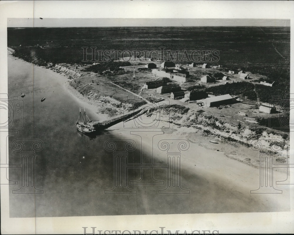1933 Press Photo York Factory on the Hudson Bay