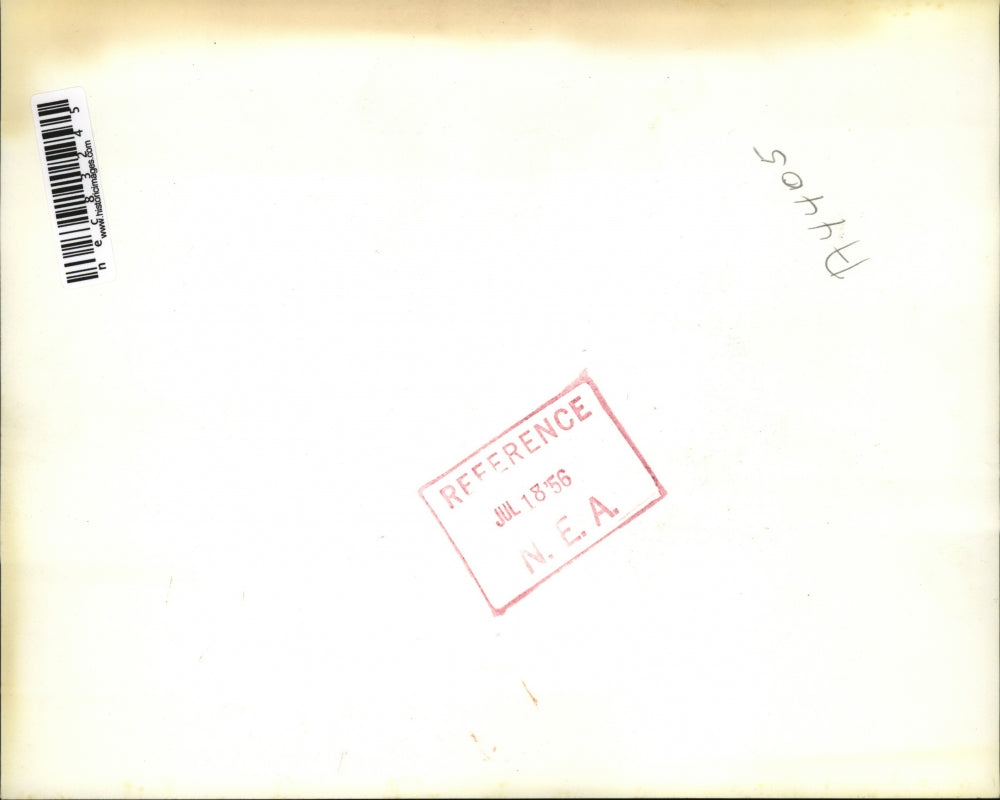 1956 Press Photo A lift truck in Detroit parading down the street with a band