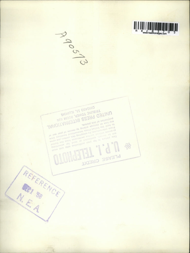 1958 Press Photo Retired Sailor Patrick John McMillen Congress Campaign Duluth