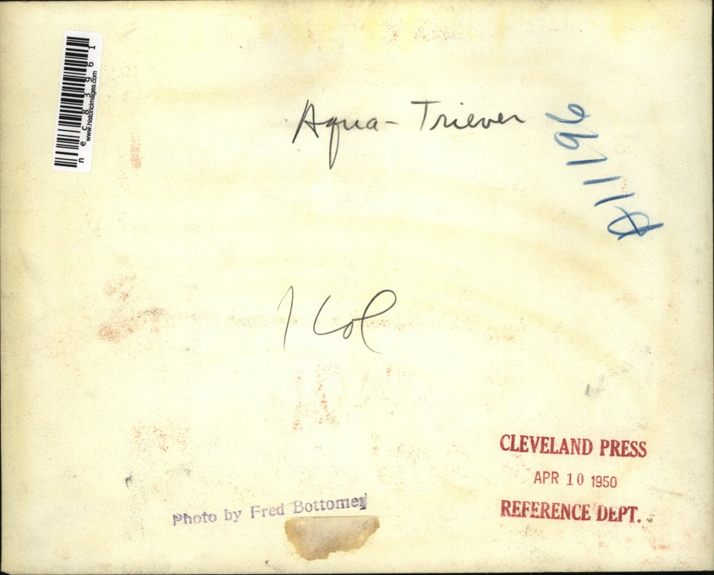 1950 Press Photo Aqua-Triever