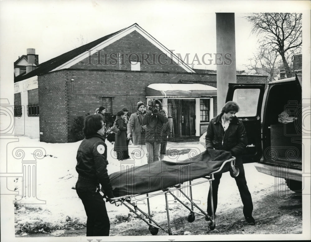 Press Photo 2175 Cornell Scene of homicide