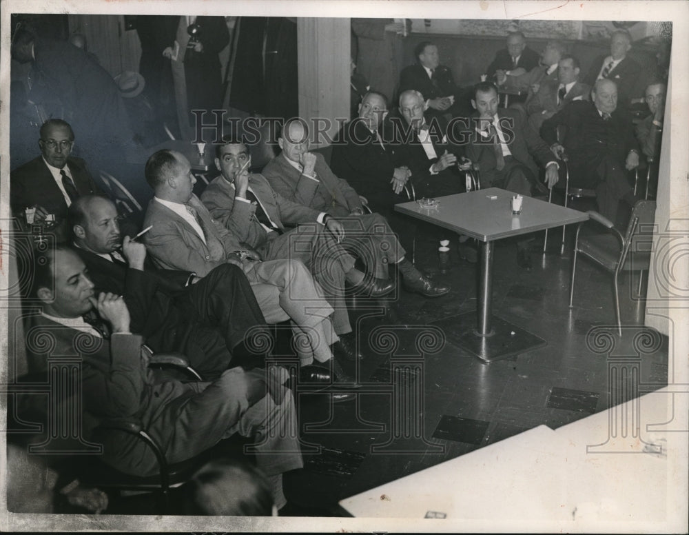 1952 Press Photo B Glenn, J Cole, Farkat,Dolin,Tyroler,Rose,Klein