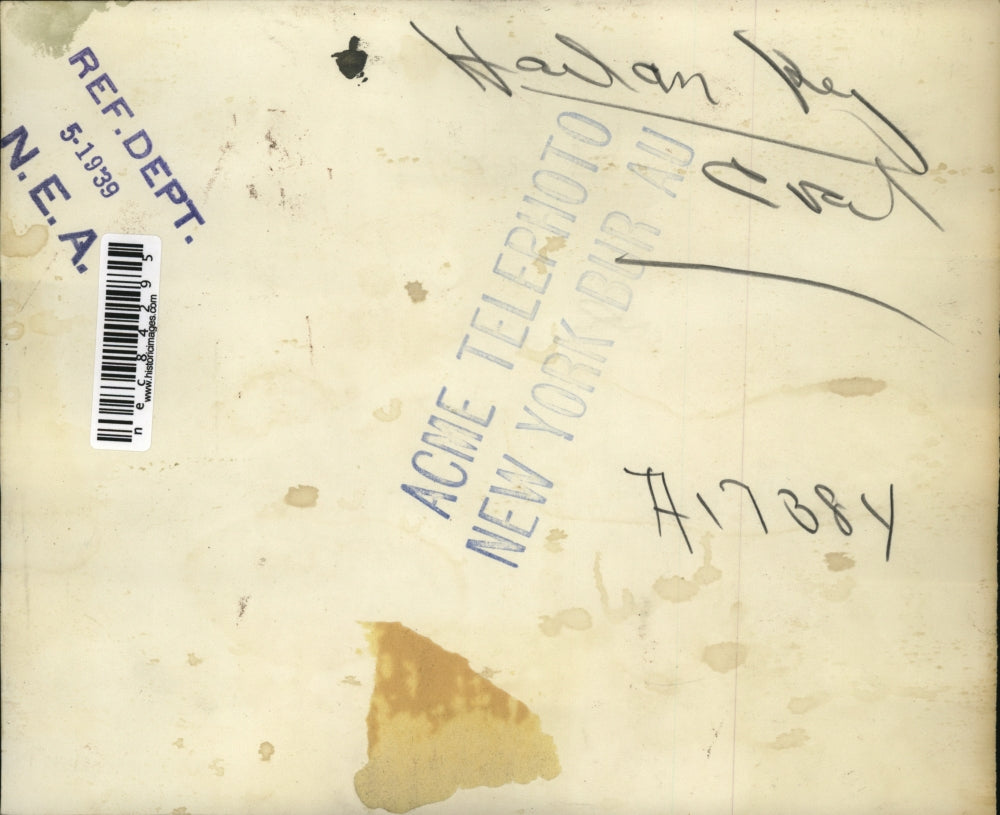 1939 Press Photo Harlan Key & others at a coal mining dispute