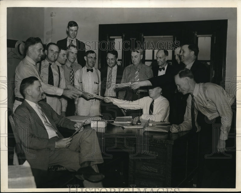 Load image into Gallery viewer, 1939 Press Photo Harlan conspricy jurors Marshall W Neal,Frank Scanlon
