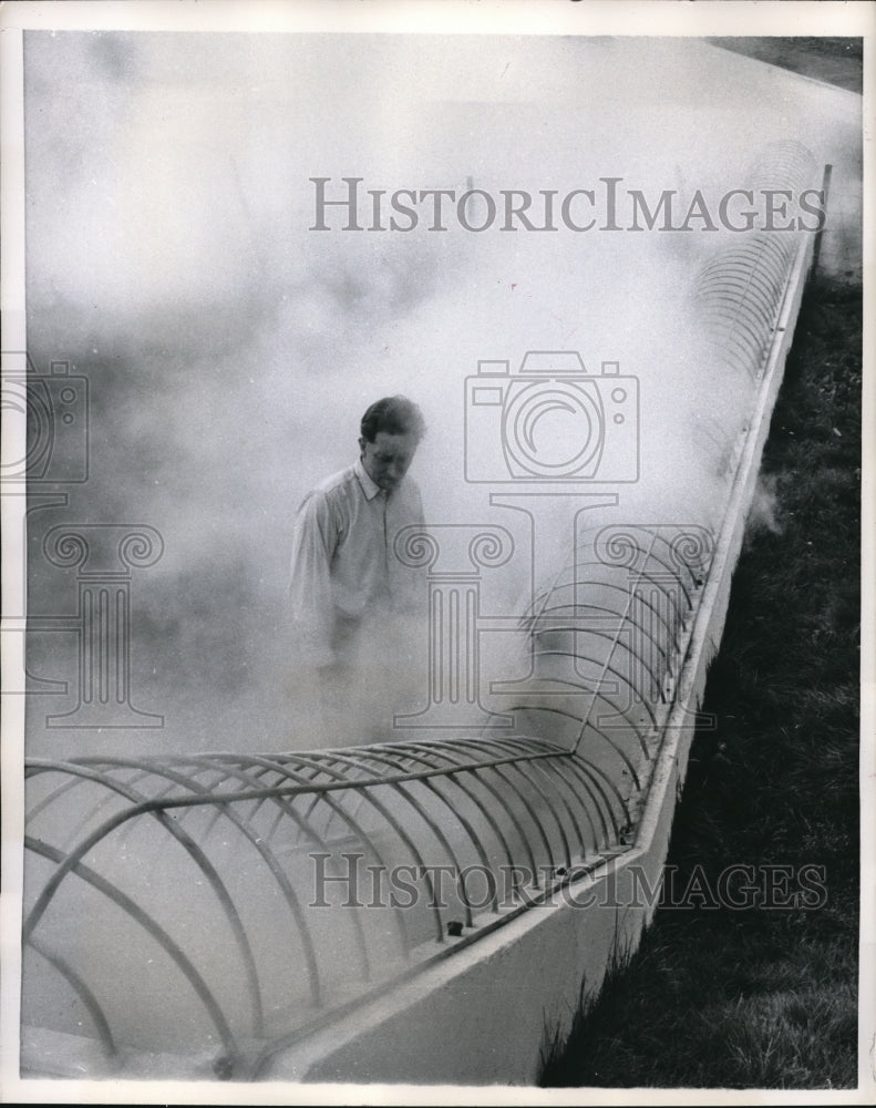 1957 Press Photo Reyhjavik's sprong fed hot water system