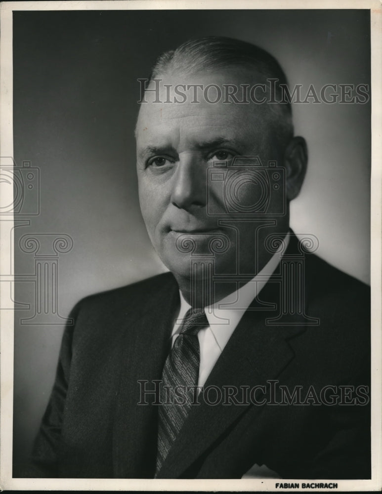 1961 Press Photo Richard Wagner, President of Chamber of Commerce