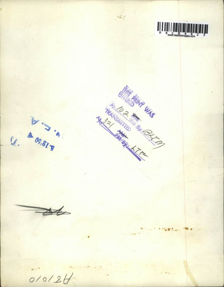 1950 Press Photo Unidentified Girl