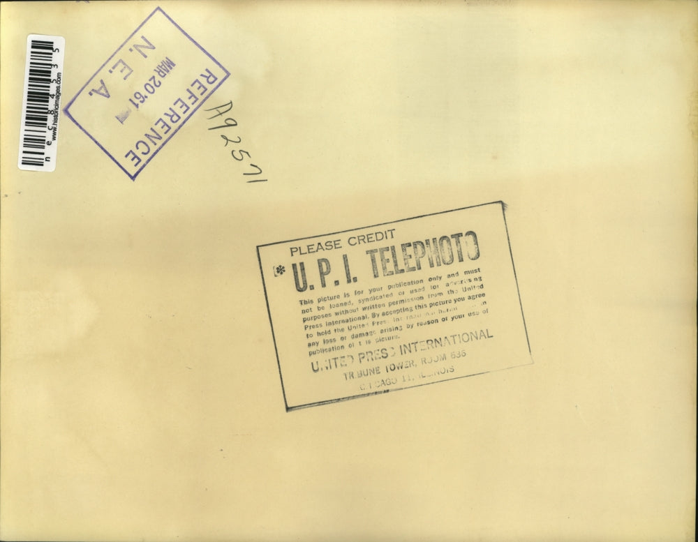 1961 Press Photo Donald McNevins and Family, Son Thomas McNevins Kidnapped