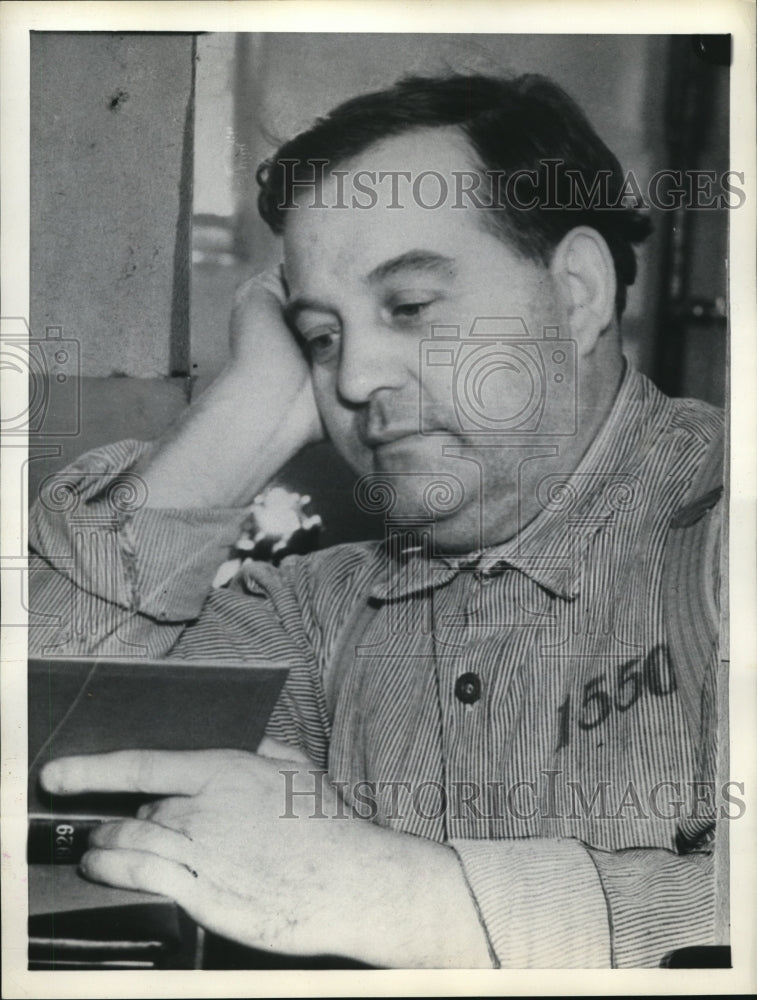 1934 Press Photo Folsom Prison James McFarland murderer