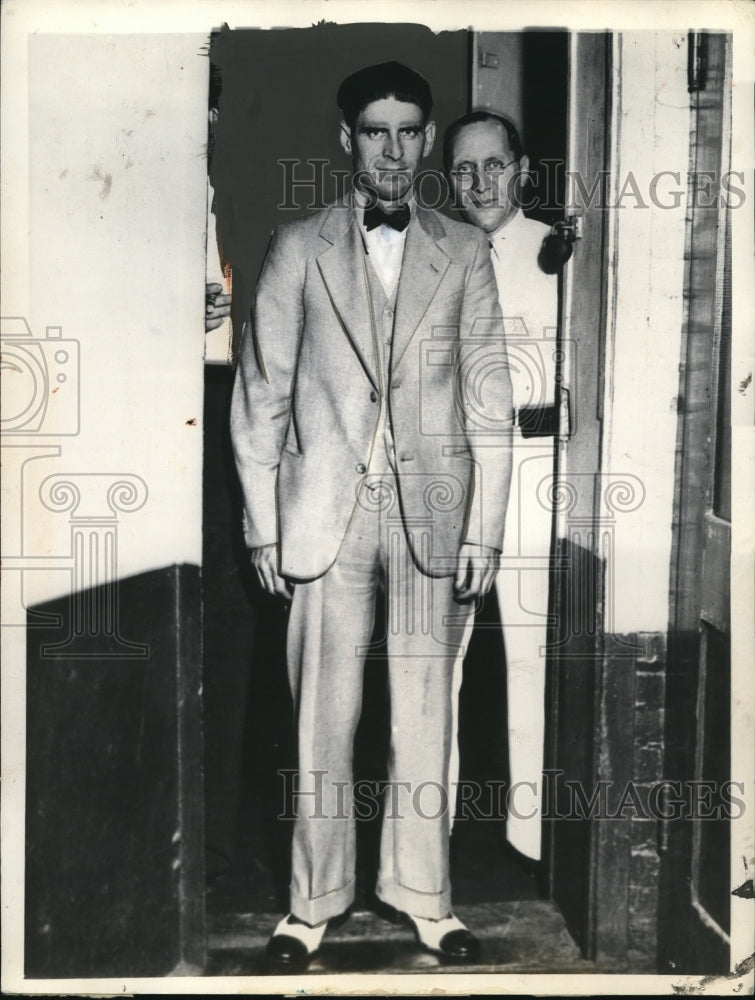 1933 Press Photo Walter H McGee Kansas Jury Death By Hanging Kidnapping