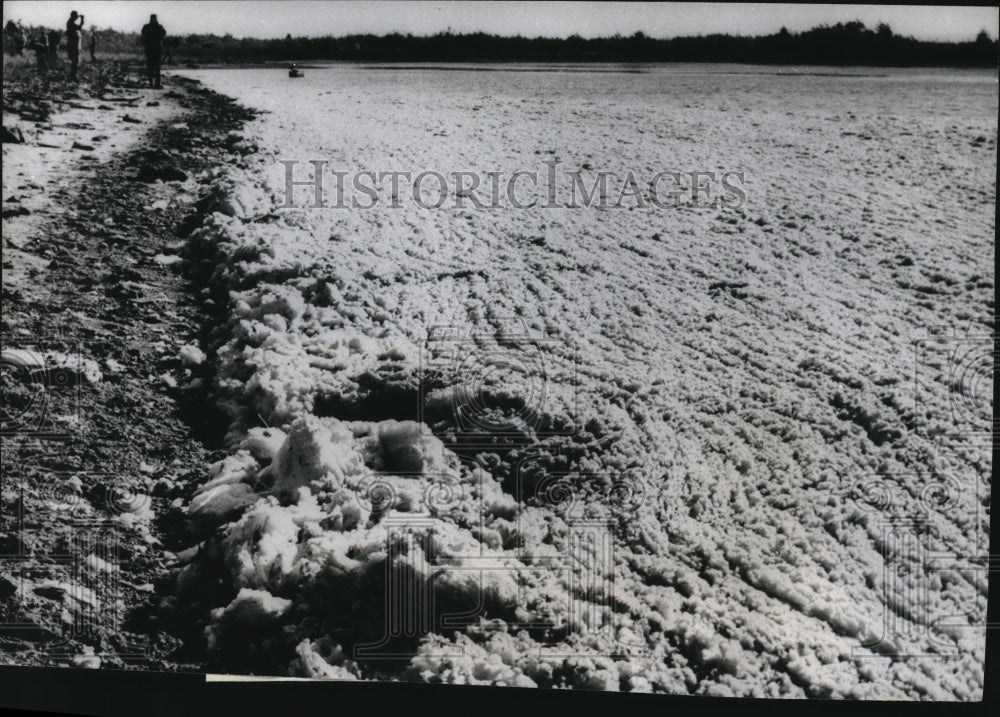 1965 Press Photo A look at the Beaches of Lake Erie near Erie PA