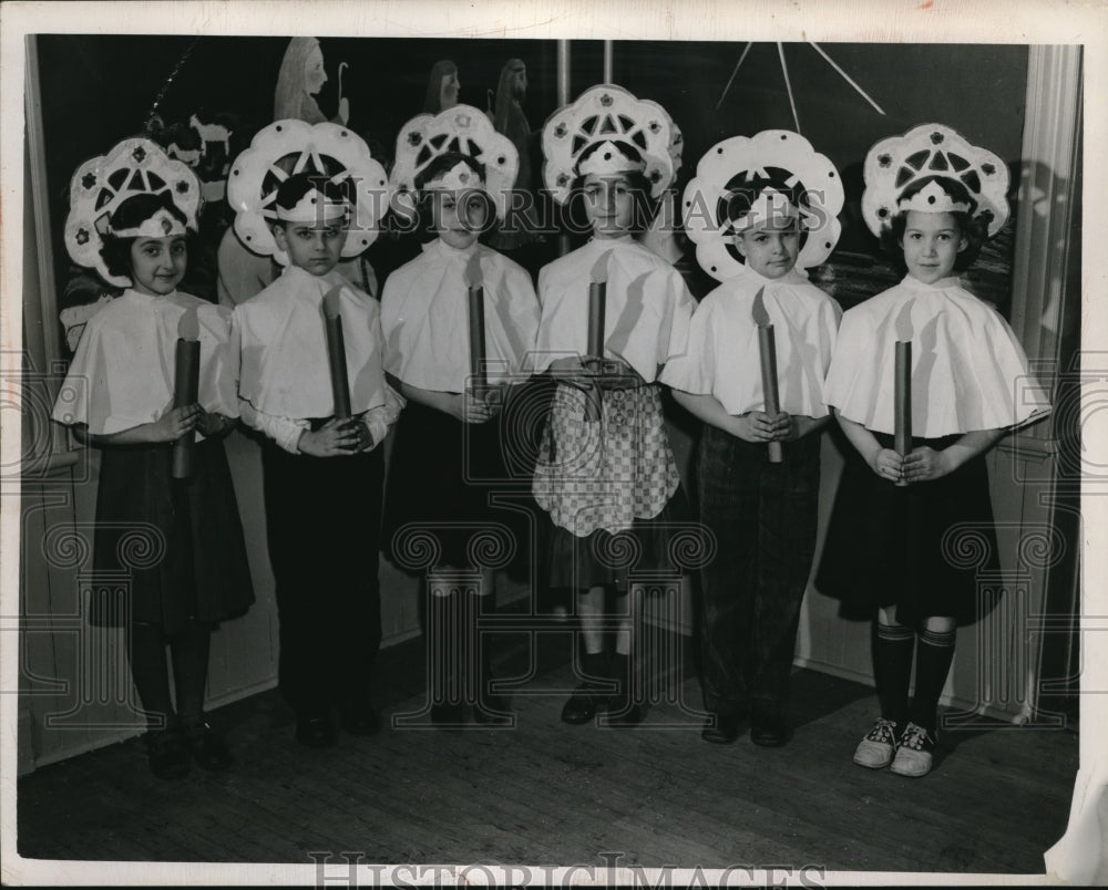 1950 Press Photo Landon School Star Students
