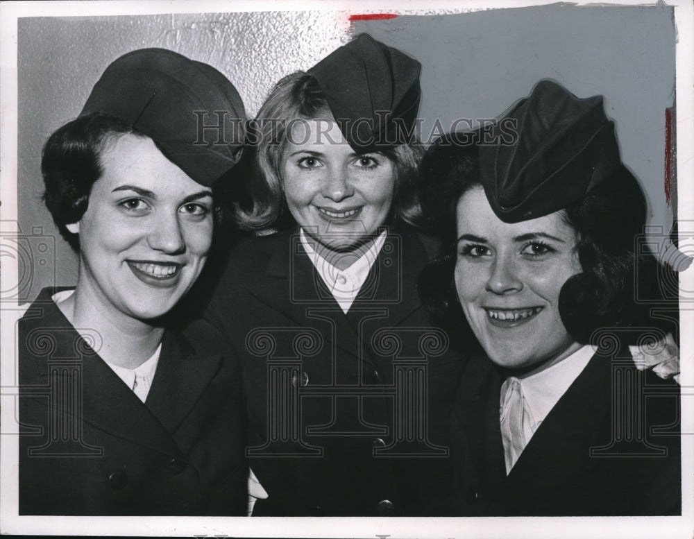 1965 Press Photo Three Mary Odonnell's seen in this photo on St Patricks Day