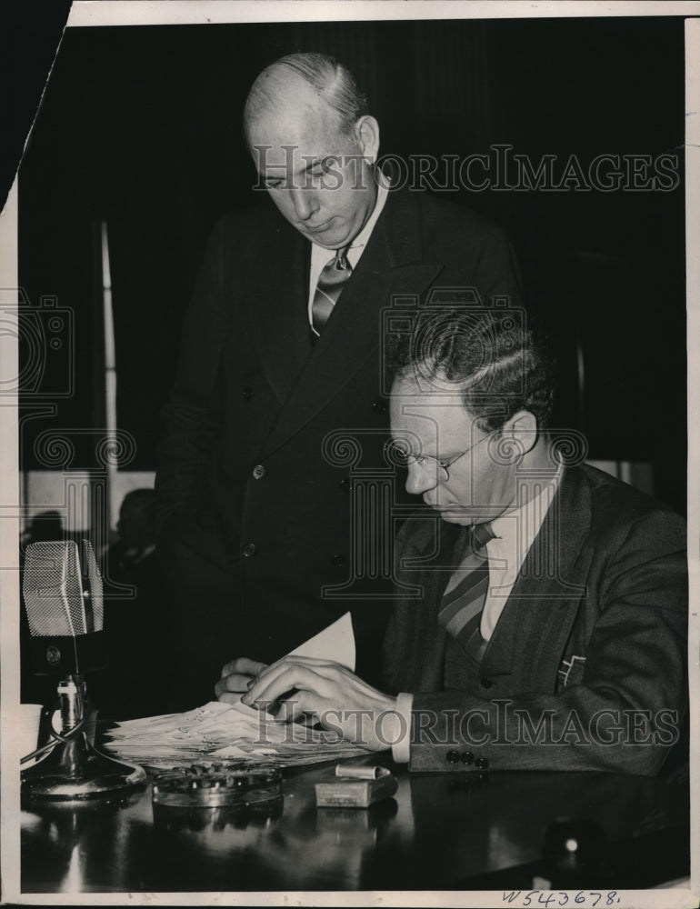 1940 Press Photo Washington DC Benedict Wolf New York Labor Relations Counsel