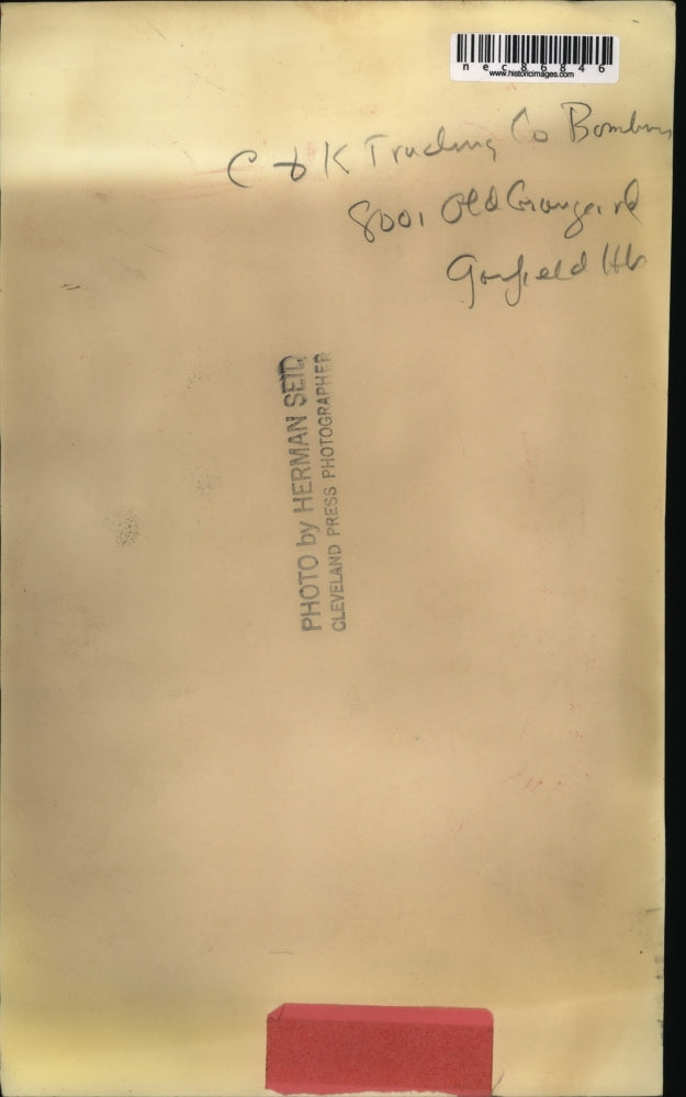 Press Photo C&K Trucking Co bombing at Old Graveyard Gorfield Ht.