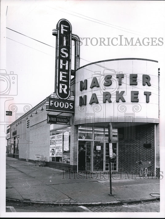 1969 Press Photo Exterior of Fisher's near Howard
