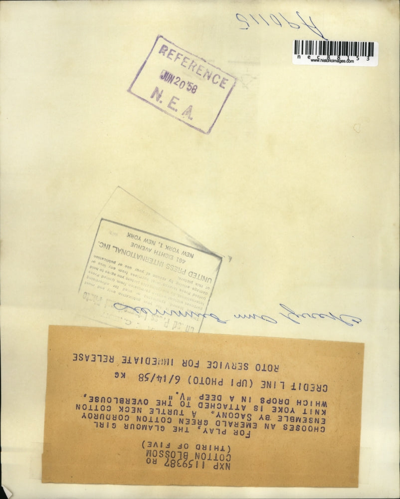 1948 Press Photo Cheryl Ann Summers model ensemble by Sacony