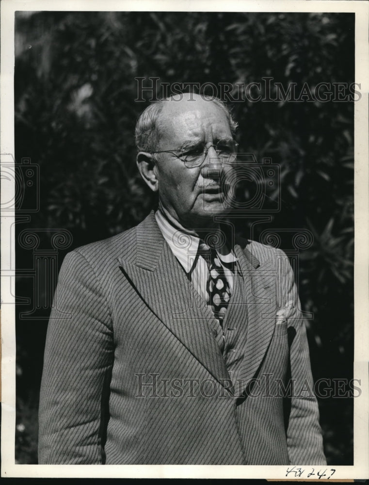 1938 Press Photo George F. Sheppard Attends Business Men's Conference