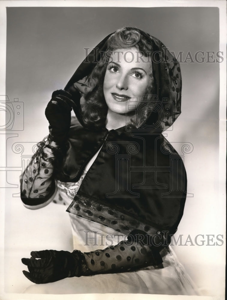 Press Photo Jessica Dragonette of Saturday Night Serenade