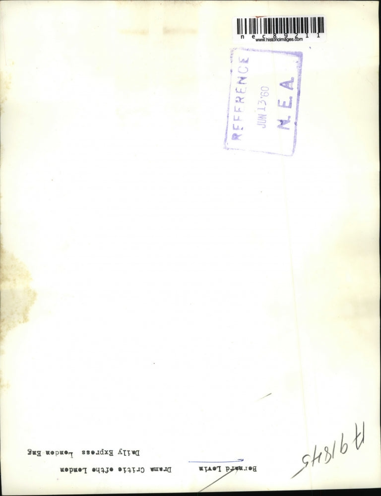 1960 Press Photo Bernard Levin is the famous and controversial journalist