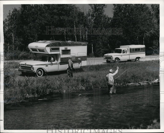 1964 Press Photo The convenience of outdoors with all the conveniences of a home- Historic Images