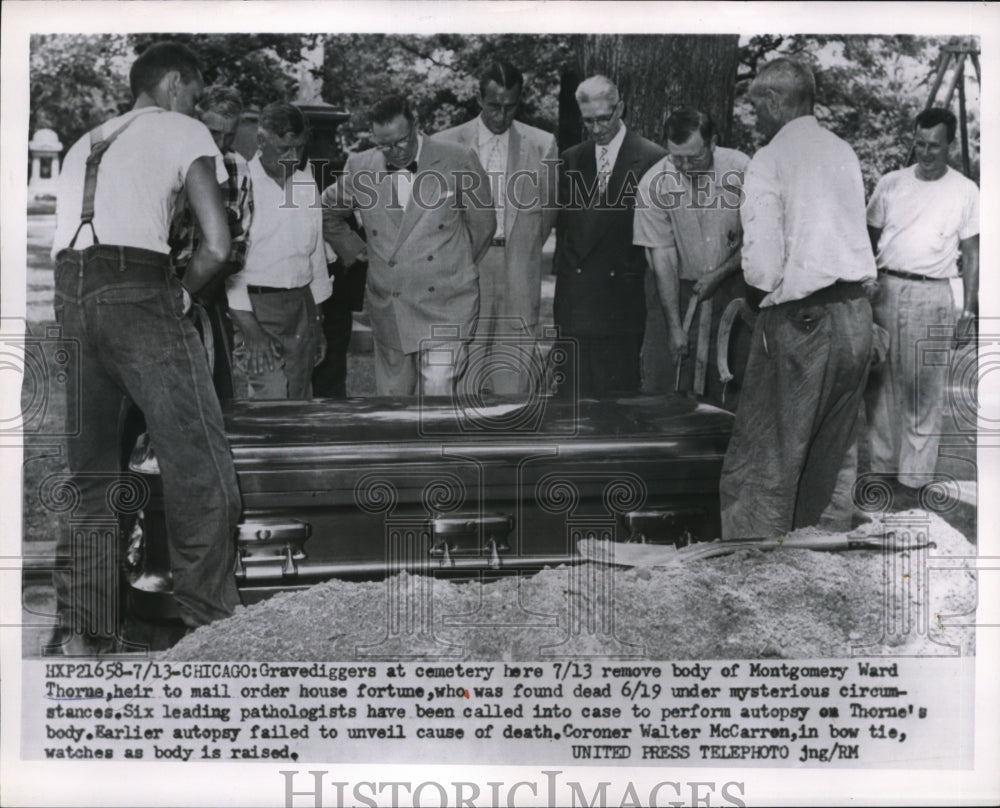 1934 Press Photo Six Pathologist called to perform autospy but failed to unveil