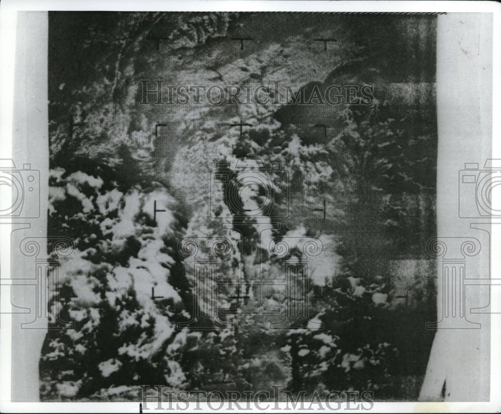 1964 Press Photo Apt Camera on board the Nimbus I captures picture of Clouds