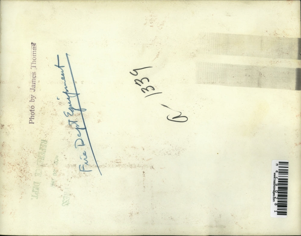 1947 Press Photo Crowd looks at new fire dept equipment in Cleveland