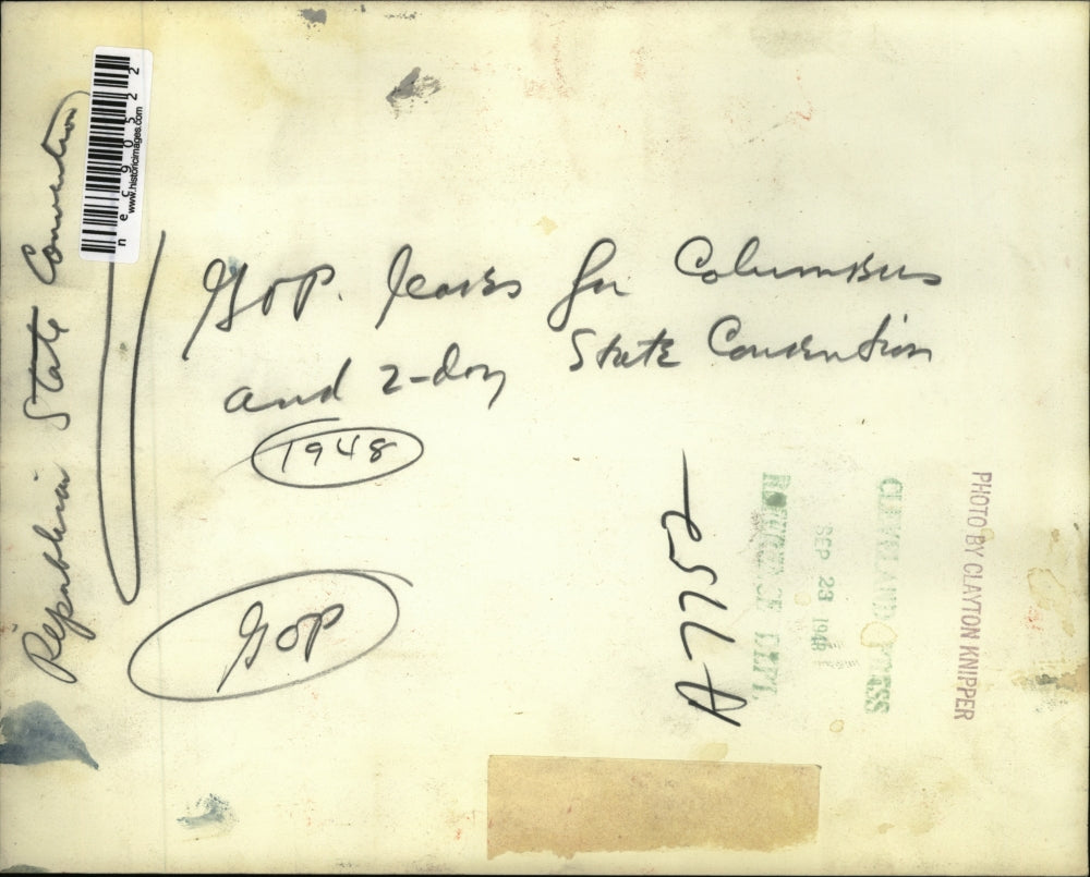 1948 Press Photo Two Day State Convention