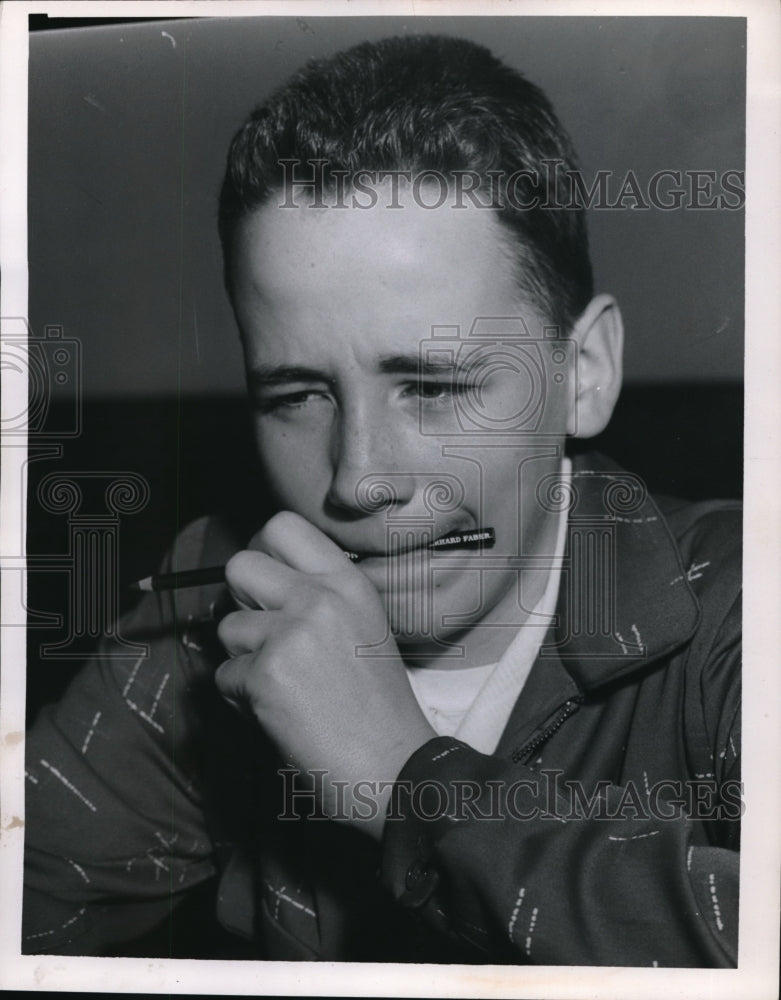 1955 Press Photo Michael Whitney age 13