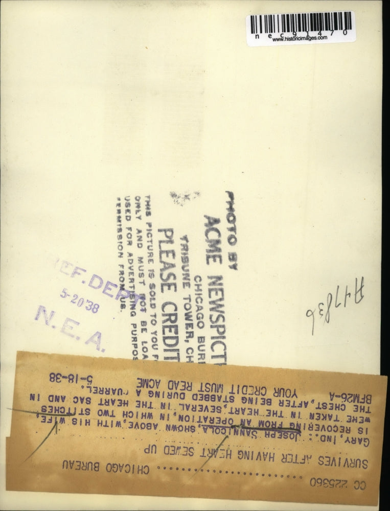 1938 Press Photo Joseph Sannicola and Wife