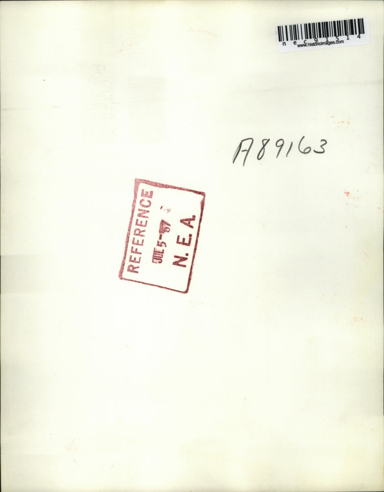 1957 Press Photo Williamsport Pa Christina Wennerstrom of Sweden & K Williams