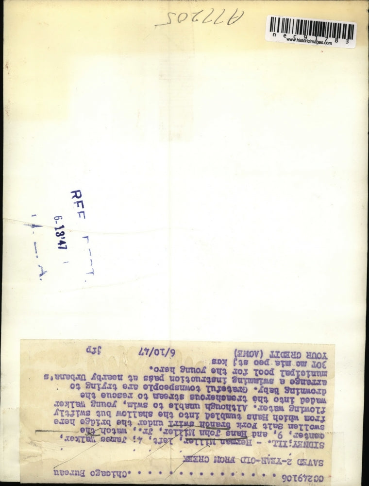 1947 Press Photo Sidney Ill, Herman & Hans John Miller Jr with James Walker