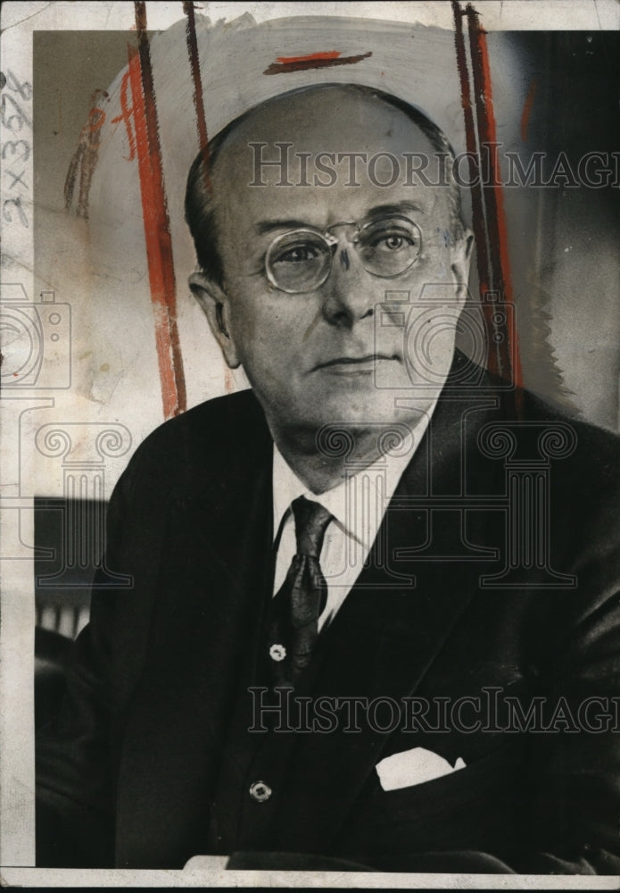 1933 Press Photo Homer Cummings Democrat Political Leader Connecticut