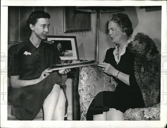 1941 Press Photo Washington DC Mrs Henry Wallace of VIce President