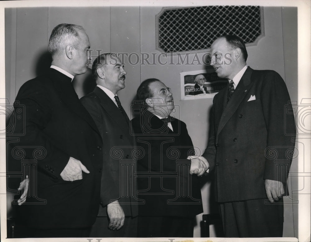 1946 Press Photo Chicago Former Govenor Harold Stassen