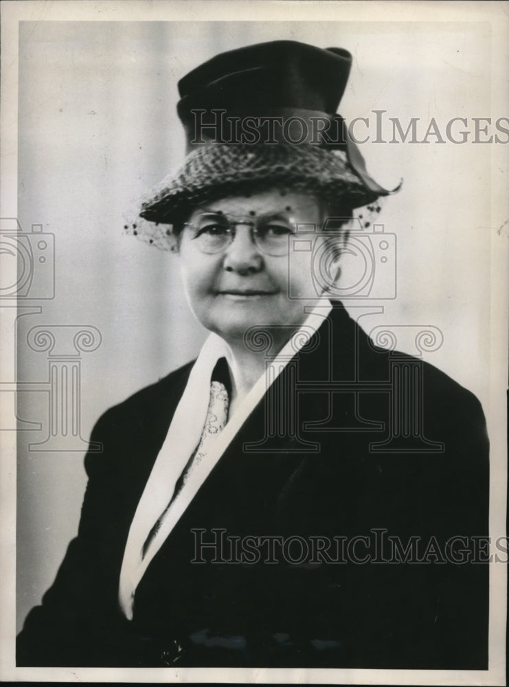 1947 Press Photo Mrs Mathlies Catholic Mother Washington DC NCCFL Chicago